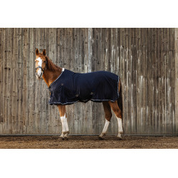 Equithème Micro-Mesh-Hemd Marineblau