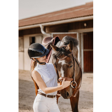 Polo-Mesh Equithème Molly Weiß Wei&szlig;