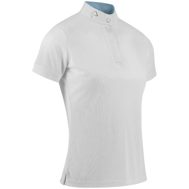 Polo Mesh Equithème Betty Weiß Wei&szlig;