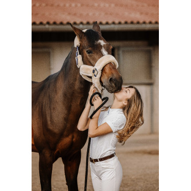 Polo Mesh Equithème Betty Weiß Wei&szlig;