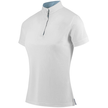 Polo Mesh Equithème Betty Weiß Wei&szlig;