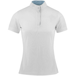 Polo Mesh Equithème Betty Weiß Wei&szlig;