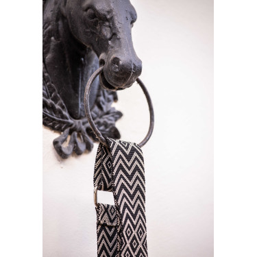 Schulterriemen Pénélope Schwarz / Ecru