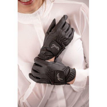 Pisma Strass Handschuhe Pénélope Schwarz Pisma Strass Handschuhe Pénélope Schwarz