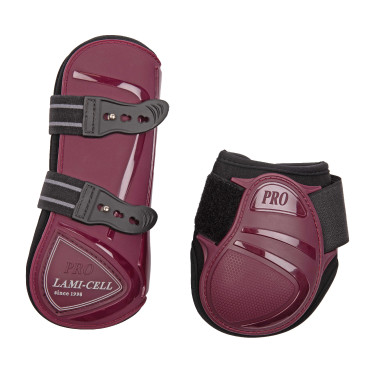 Gamaschen mit Sprunggelenkschutz Lami-Cell Elite Bordeaux