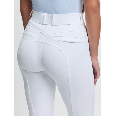 LeMieux Reithose mit Silikonbesatz Izzy Young Rider Weiß Wei&szlig;