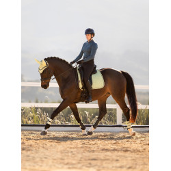 LeMieux Suede Dressage Square Reflective Macaron LeMieux Suede Dressage Square Reflective Macaron