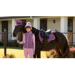 LeMieux Reflektierendes Wildleder Unisex GP Schabracke Malve LeMieux Reflektierendes Wildleder Unisex GP Schabracke Malve