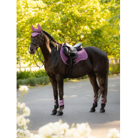 LeMieux Reflektierendes Wildleder Unisex GP Schabracke Malve