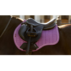 LeMieux Reflektierendes Wildleder Unisex GP Schabracke Malve LeMieux Reflektierendes Wildleder Unisex GP Schabracke Malve