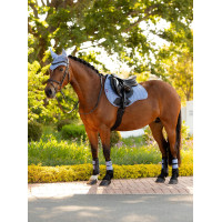 LeMieux Reflektierendes Wildleder Unisex GP Schabracke Puderblau
