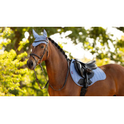 LeMieux Reflektierendes Wildleder Unisex GP Schabracke Puderblau LeMieux Reflektierendes Wildleder Unisex GP Schabracke Puderblau