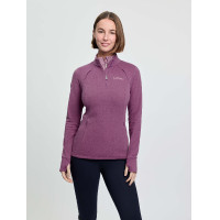 Damen-Fleece mit Reißverschlusskragen LeMieux Frances Schwarz