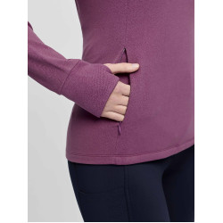 Damen-Fleece mit Reißverschlusskragen LeMieux Frances Malve