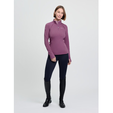 Damen-Fleece mit Reißverschlusskragen LeMieux Frances Malve