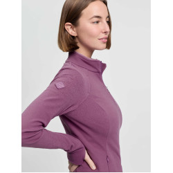 Damen-Fleece mit Reißverschlusskragen LeMieux Frances Malve