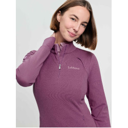 Damen-Fleece mit Reißverschlusskragen LeMieux Frances Malve