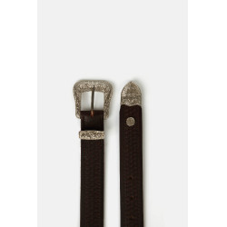 Western-Gürtel Horze Blaze Leder Braun