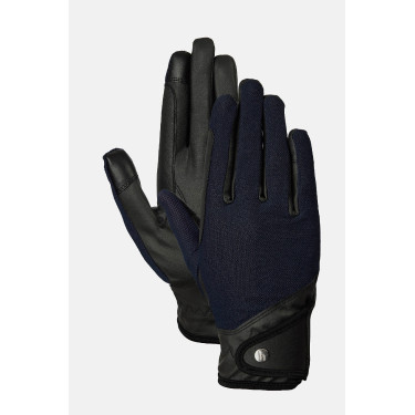 Horze Ally Mesh Reithandschuhe Dunkelmarine Blau