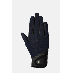 Horze Ally Mesh Reithandschuhe Dunkelmarine Blau