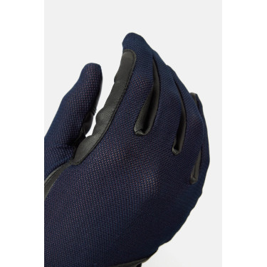 Horze Ally Mesh Reithandschuhe Dunkelmarine Blau