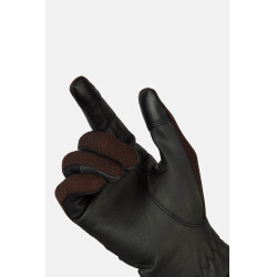 Horze Ally Mesh Reithandschuhe Kastanienbraun