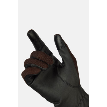 Horze Ally Mesh Reithandschuhe Kastanienbraun