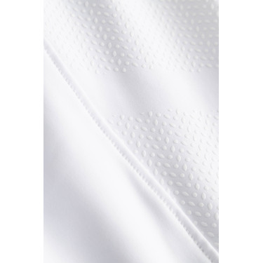 Damen-Kompressionsreithose B Vertigo Diana mit Vollbesatz Glänzend Weiß Wei&szlig;