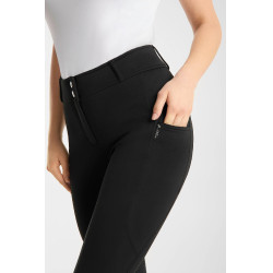 Horze Chara Damen-Reithose mit Vollbesatz Schwarz