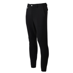 Horze Grand Prix Pro Herren-Vollbesatzreithose Schwarz
