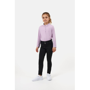 Horze Young Rider Chara Vollgrip-Reithose Schwarz
