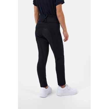 Horze Young Rider Chara Vollgrip-Reithose Dunkelmarine Blau