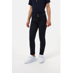 Horze Young Rider Chara Vollgrip-Reithose Dunkelmarine Blau