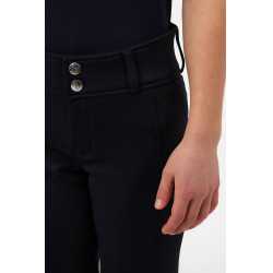 Horze Young Rider Chara Vollgrip-Reithose Dunkelmarine Blau