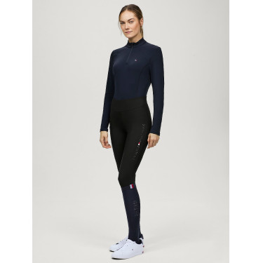 Tommy Hilfiger Equestrian Elmira Damen-Leggings mit Vollbesatz und Strass Schwarz Tommy Hilfiger Equestrian Elmira Damen-Leggings mit Vollbesatz und Strass Schwarz