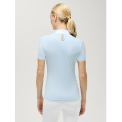 Kurzarm-Turnierpolo Linsay Tommy Hilfiger Equestrian Damen Süßes Blau Kurzarm-Turnierpolo Linsay Tommy Hilfiger Equestrian Damen Süßes Blau
