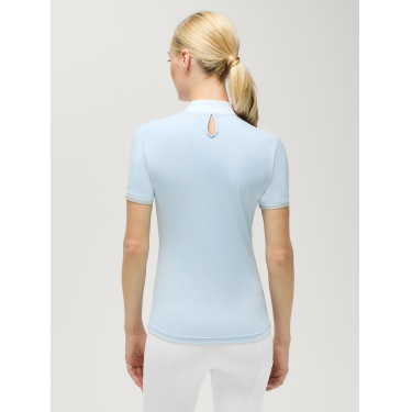 Kurzarm-Turnierpolo Linsay Tommy Hilfiger Equestrian Damen Süßes Blau Kurzarm-Turnierpolo Linsay Tommy Hilfiger Equestrian Damen Süßes Blau