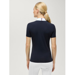 Kurzarm-Turnierpolo Selma Tommy Hilfiger Equestrian Damen Wüstenhimmel Blau Kurzarm-Turnierpolo Selma Tommy Hilfiger Equestrian Damen Wüstenhimmel Blau