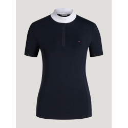 Kurzarm-Turnierpolo Selma Tommy Hilfiger Equestrian Damen Wüstenhimmel Blau Kurzarm-Turnierpolo Selma Tommy Hilfiger Equestrian Damen Wüstenhimmel Blau