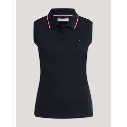 Ärmelloses Cordova-Polo Tommy Hilfiger Equestrian Damen Wüstenhimmel Blau
