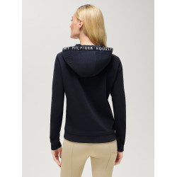 Damen-Hoodie Laguna Tommy Hilfiger Equestrian mit Logo Wüstenhimmel Blau Damen-Hoodie Laguna Tommy Hilfiger Equestrian mit Logo Wüstenhimmel Blau