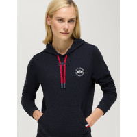 Damen-Hoodie Laguna Tommy Hilfiger Equestrian mit Logo Wüstenhimmel Blau