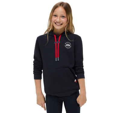 Kapuzensweatshirt Laguna Tommy Hilfiger Equestrian Young Rider Logo Wüstenhimmel Blau