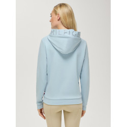 Damen-Kapuzenpullover mit Strass Hollywood Tommy Hilfiger Equestrian Süßes Blau
