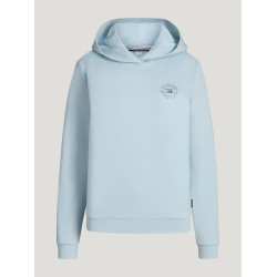 Damen-Kapuzenpullover mit Strass Hollywood Tommy Hilfiger Equestrian Süßes Blau