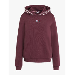 Damen-Kapuzenpullover Tommy Hilfiger Equestrian California Rot Damen-Kapuzenpullover Tommy Hilfiger Equestrian California Rot