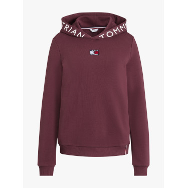 Damen-Kapuzenpullover Tommy Hilfiger Equestrian California Rot Damen-Kapuzenpullover Tommy Hilfiger Equestrian California Rot