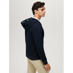 Tommy Hilfiger Equestrian Ventura Herren Kapuzenjacke mit Reißverschluss Wüstenhimmel Blau Tommy Hilfiger Equestrian Ventura Herren Kapuzenjacke mit Reißverschluss Wüstenhimmel Blau