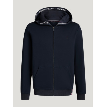 Tommy Hilfiger Equestrian Ventura Herren Kapuzenjacke mit Reißverschluss Wüstenhimmel Blau Tommy Hilfiger Equestrian Ventura Herren Kapuzenjacke mit Reißverschluss Wüstenhimmel Blau