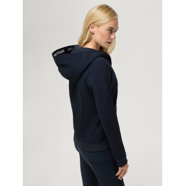 Damen-Kapuzen-Sweatjacke Beverly Tommy Hilfiger Equestrian Wüstenhimmel Blau Damen-Kapuzen-Sweatjacke Beverly Tommy Hilfiger Equestrian Wüstenhimmel Blau